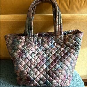 Mz Wallace Medium Metro Tote in Rare Pixel Print